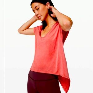 Lululemon Playful Practice Short Sleeve Tank EUC 2